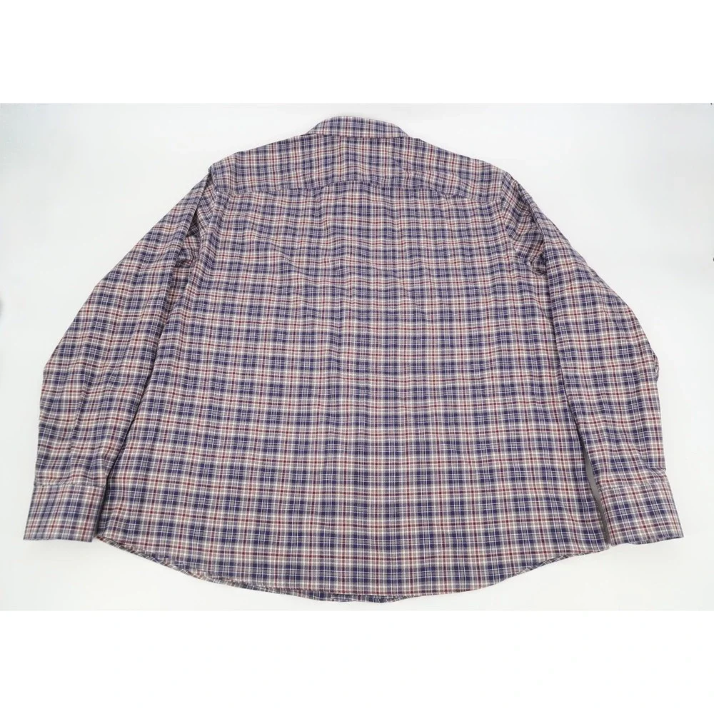 UNTUCKit Shirt‎ Mens XXXL Button Up Wrinkle Free Marchesi Plaid Flannel Size 3XL